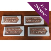 Personalised Irish Road Signs-Irish Provinces Personalised Irish Road Signs-Irish Provinces